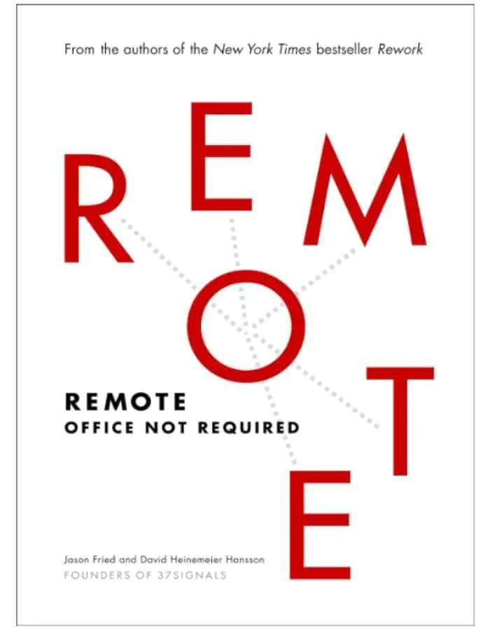 Cover of Remote: Office Not Required by Jason Fried and David Heinemeier Hansson