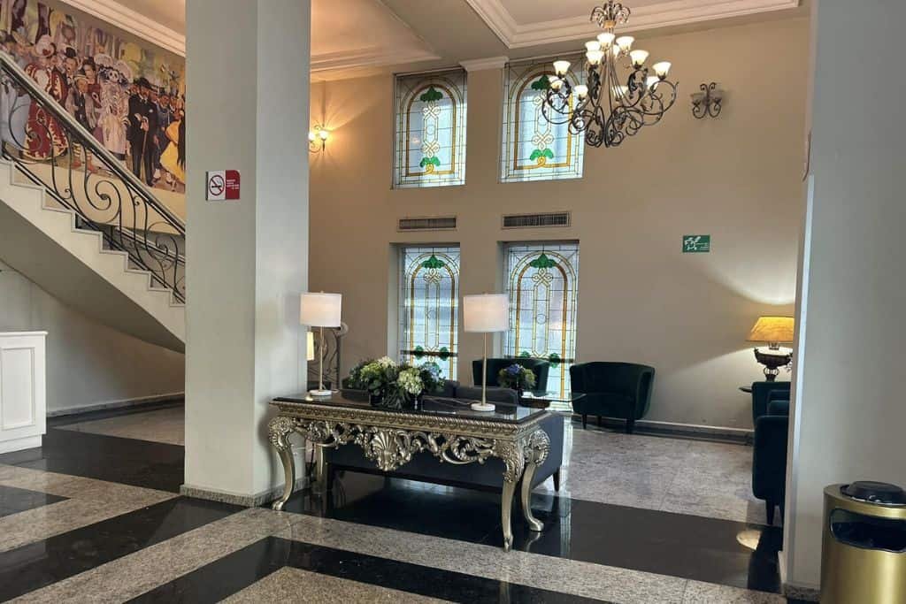 Hotel lobby