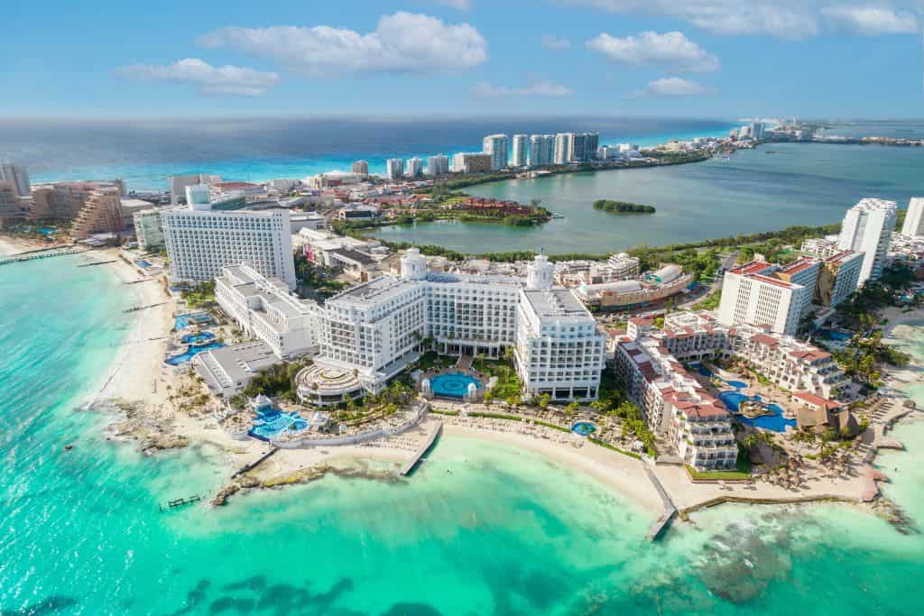 Large resort in Cancun