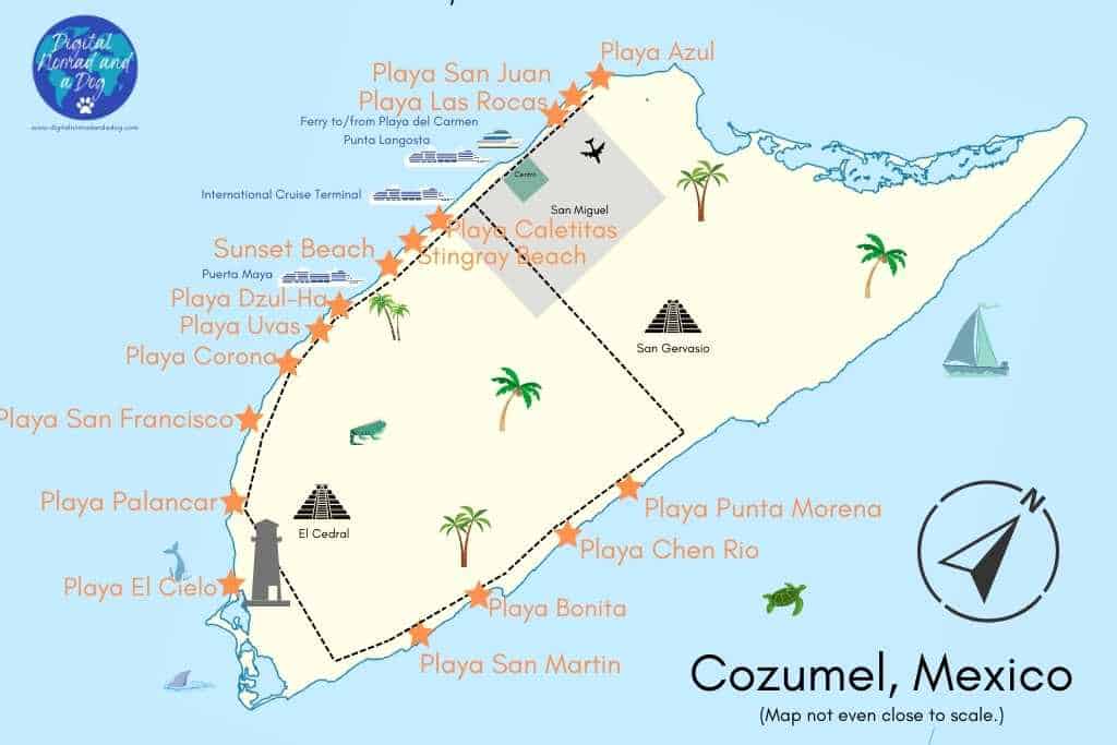11 Best Free Beaches In Cozumel (and 5 Almost Free) 2024