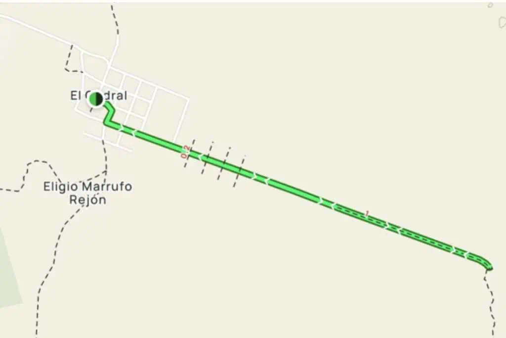 Map of Cozumel showing the location of Jade cavern hike